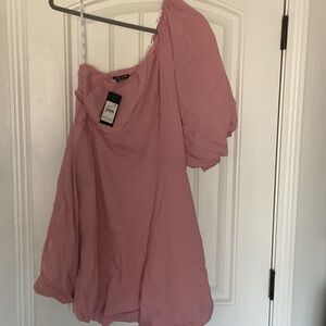 City Chic Pink Mini Dress